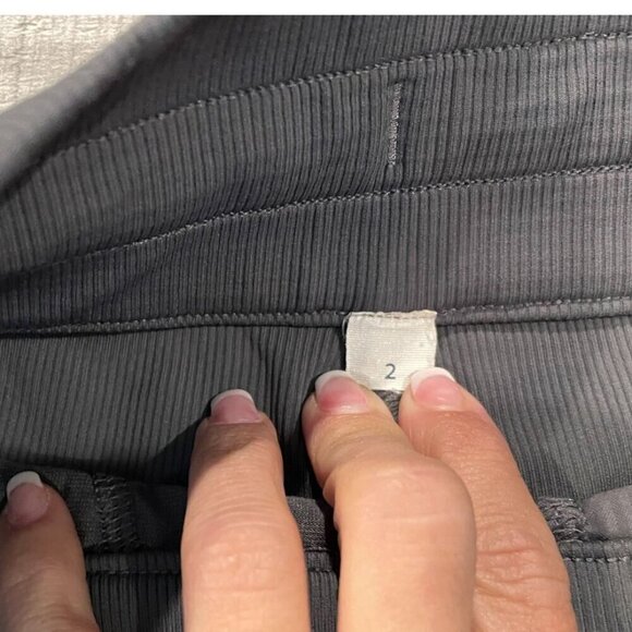 Lululemon Beyond the Studio Cropped Pants | Soot Light (Gray) | Size 2 - Picture 9 of 16